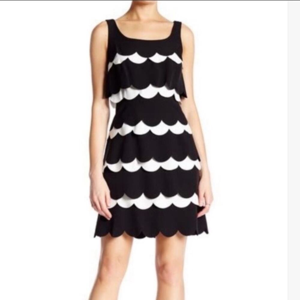 NWOT Julia Jordan scalloped sheath dress